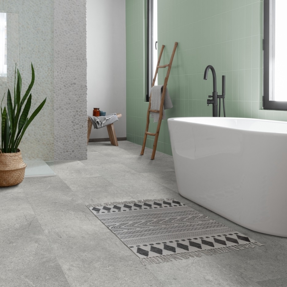 badkamer vinyl vloer Moduleo