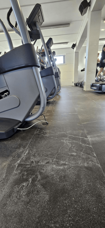 Moduleo vloer in fitnesscentrum